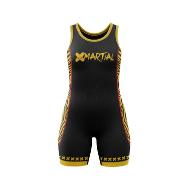 XMartial Fight Team Women's Wrestling Singlet XMARTIAL