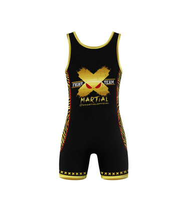 XMartial Fight Team Wrestling Singlet XMARTIAL