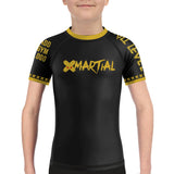 XMartial Kill Level Fight Kit Kids Rash Guard XMARTIAL