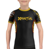 XMartial Kill Level Fight Kit Kids Rash Guard XMARTIAL