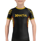 XMartial Kill Level Fight Kit Kids Rash Guard XMARTIAL