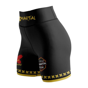 XMartial Kill Level Fight Kit Women's BJJ/MMA Compression Shorts XMARTIAL