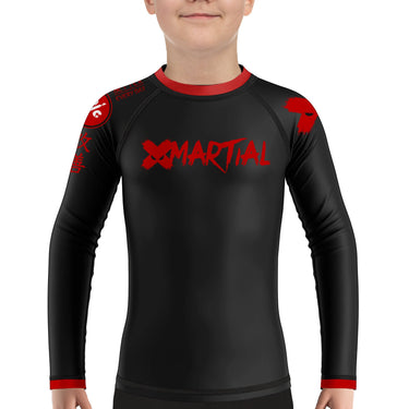 XMartial Minimalist Kids BJJ Rash Guard XMARTIAL