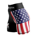 American Warrior Women's Compression Shorts XMARTIAL