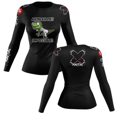 Armbar Me Women’s BJJ Rash Guard XMARTIAL