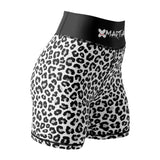 Black Leopard Women's BJJ/MMA Compression Shorts XMARTIAL