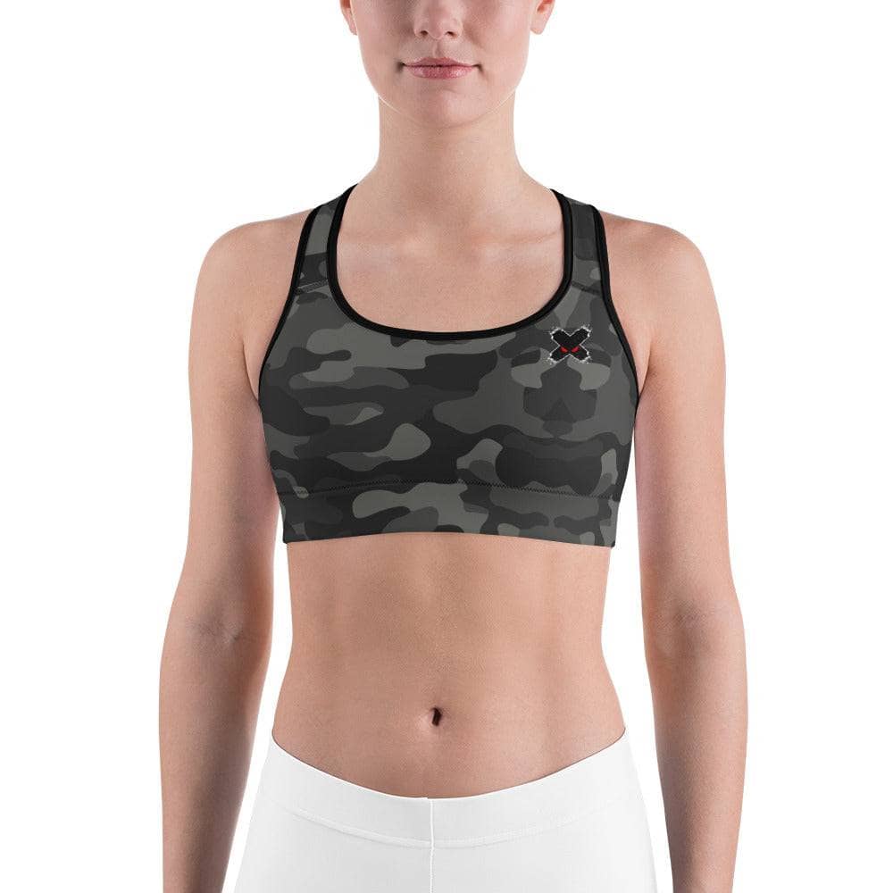 Aayomet Bras for Large Breasts Fashion Camouflage Anti Drop Sports