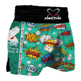 Comic Power Muay Thai Shorts XMARTIAL