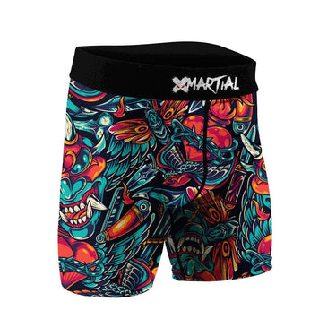 Heart of Thorns BJJ/MMA Compression Shorts XMARTIAL