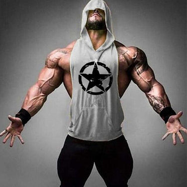 Hooded Workout Tank Top XMARTIAL