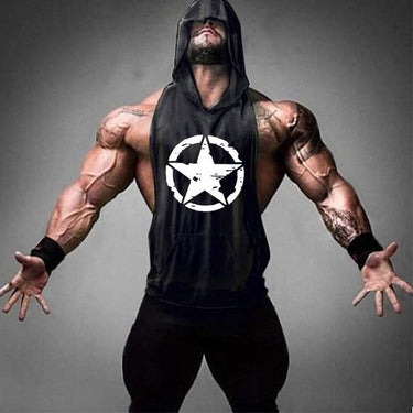 Hooded Workout Tank Top XMARTIAL