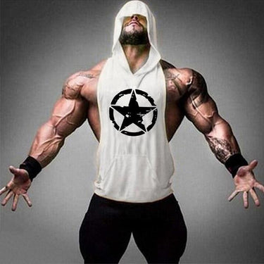 Hooded Workout Tank Top XMARTIAL