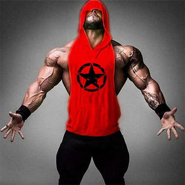 Hooded Workout Tank Top XMARTIAL