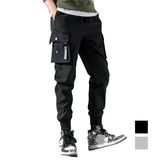 Jet Black Cargo Joggers XMARTIAL