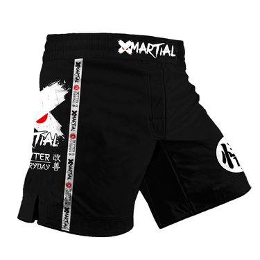 Kanji Black 2.0 Hybrid BJJ/MMA Shorts XMARTIAL