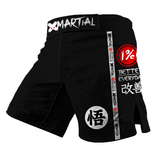 Kanji Black 2.0 Hybrid BJJ/MMA Shorts XMARTIAL