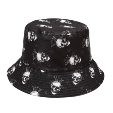 Skull Print Bucket Hat XMARTIAL