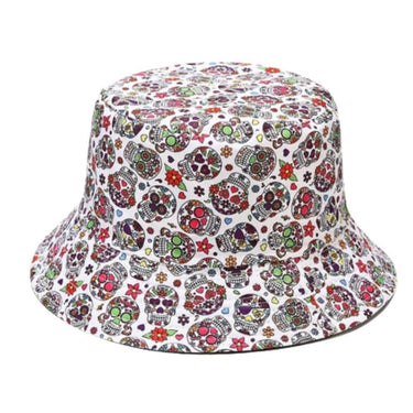 Skull Print Bucket Hat XMARTIAL