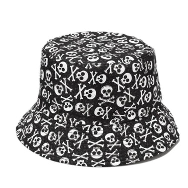 Skull Print Bucket Hat XMARTIAL