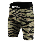 Tiger Camo BJJ/MMA Compression Shorts XMARTIAL